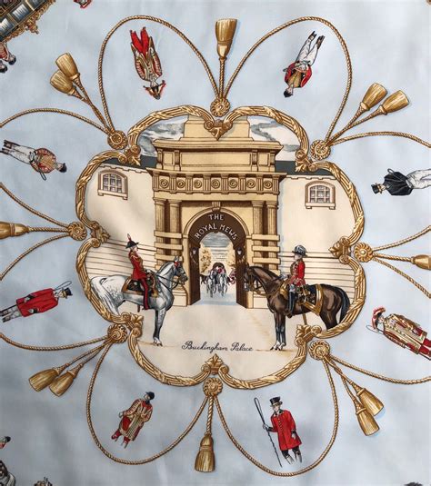 vintage hermes scarf the royal mews|buckingham hermes scarf.